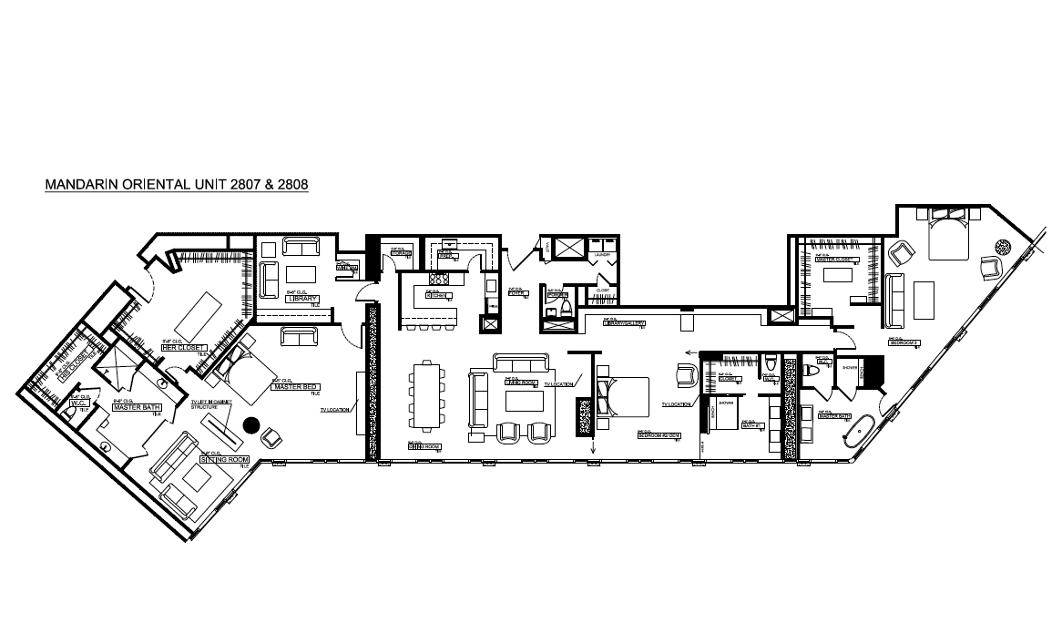 Mandarin Oriental Unit 2807 & 2808 Mandarin Oriental Unit 2807 & 2808